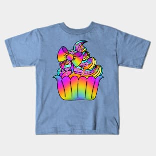 Rainbow Sprinkles - Blue Kids T-Shirt